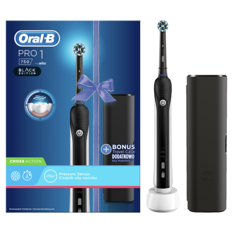 Зубна щітка Oral-B PRO 750 black