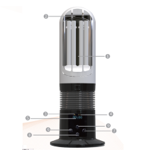 Лампа Yonker YK-6000D UVB-311nm дві лампочки (лікування захворювань шкіри)