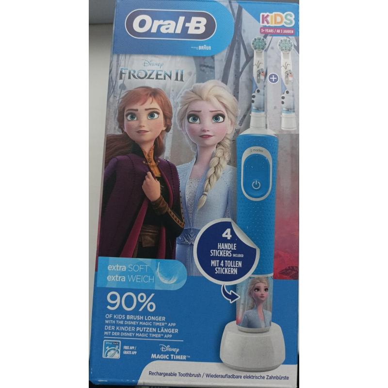 Зубна щітка Oral-B Vitality Kids FROZEN II + додаткова насадка